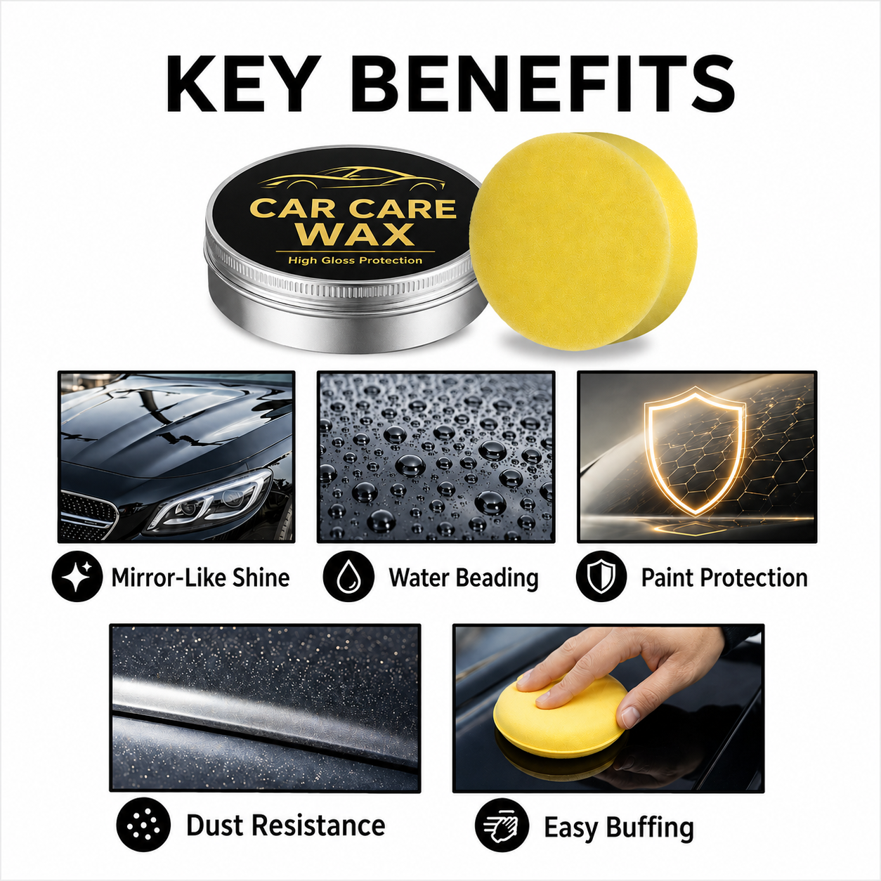 Ceramic Wax for Cars – Paint Protection & Shine Finish