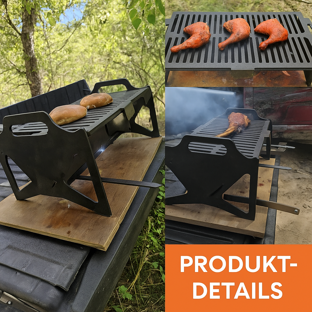 Compact Grill – Enjoy Barbecue Anywhere in Just 60 Seconds