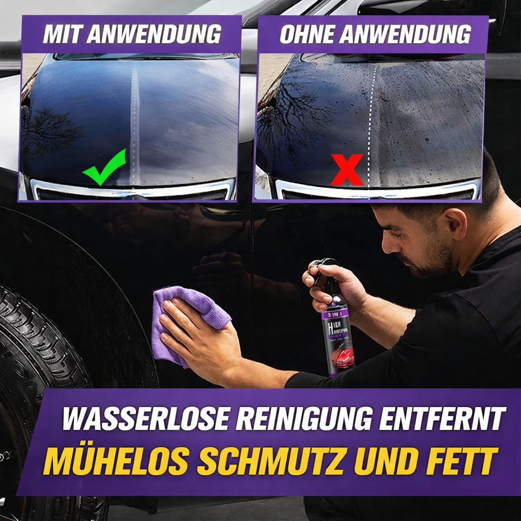 Quick Coat Spray for Bicycles – Instant Shine and Durable, Waterless Protection