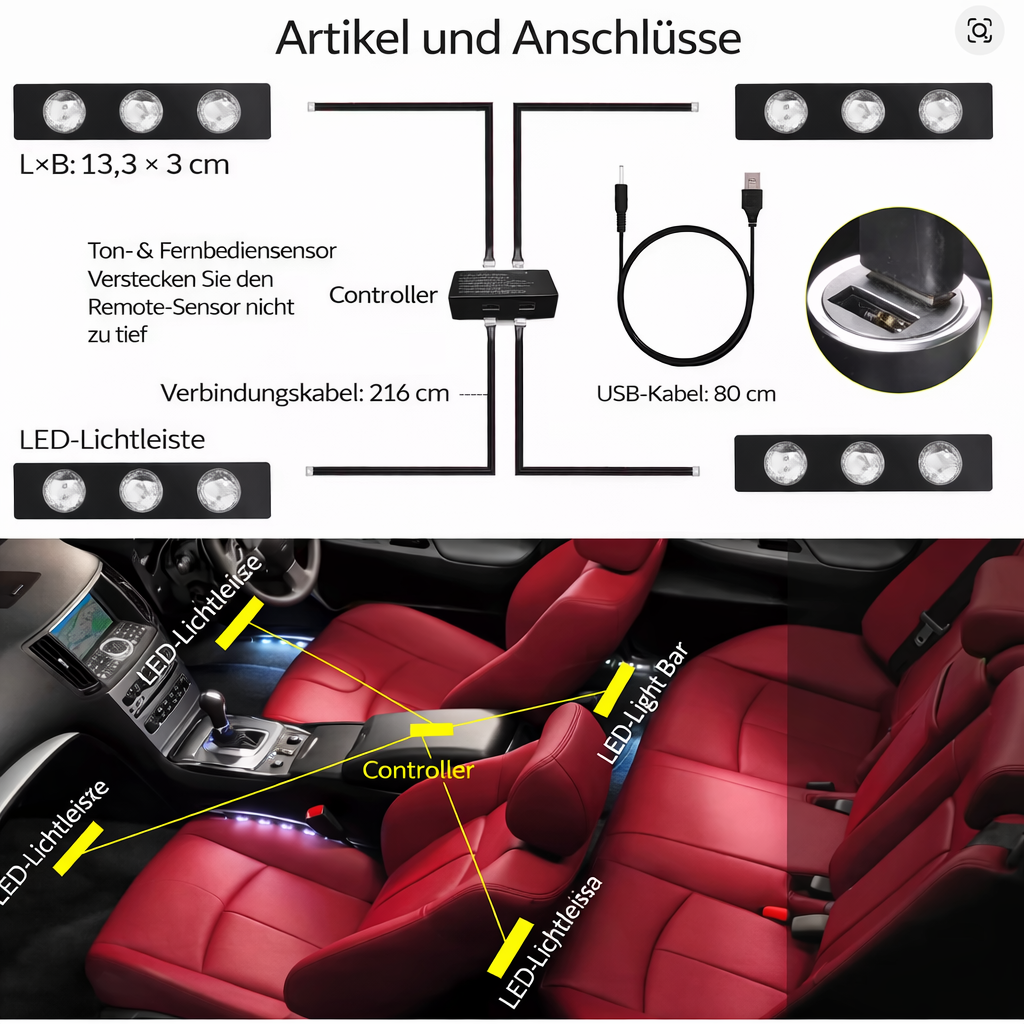 Car Mood Lighting – LED Lights for a Vibrant Drive