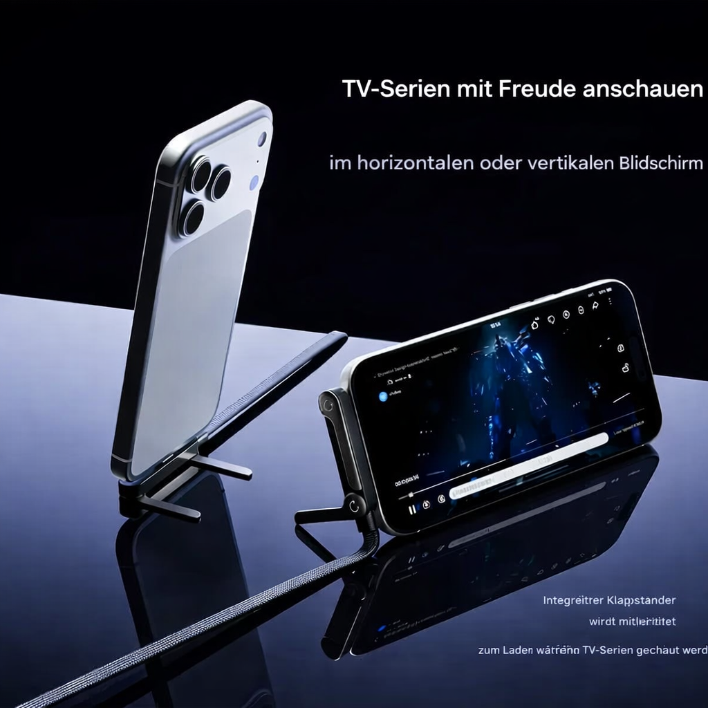 Power Cable for Fast Charging and Secure Grip for Unrestricted Use