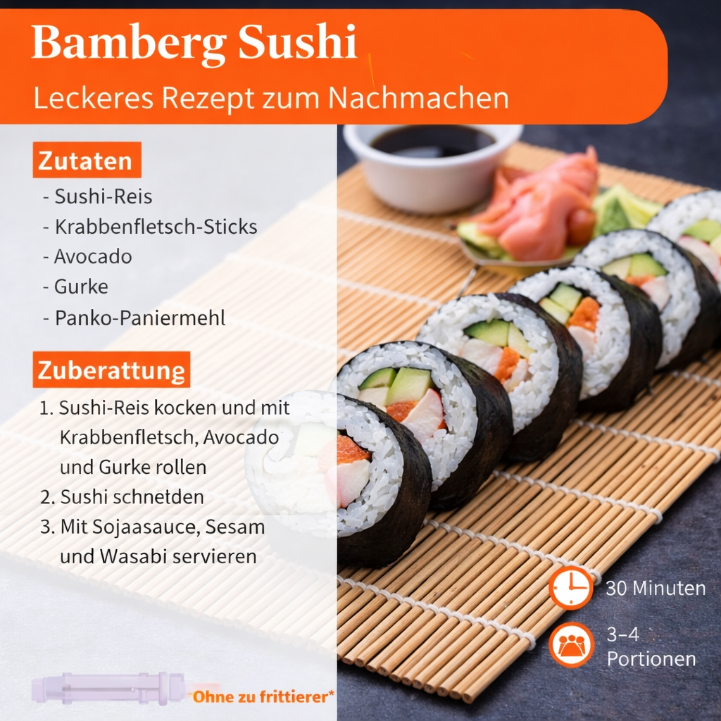 Buy One Get One Free | Sushi Party Maker – Perfect Sushi Rolls in Seconds!