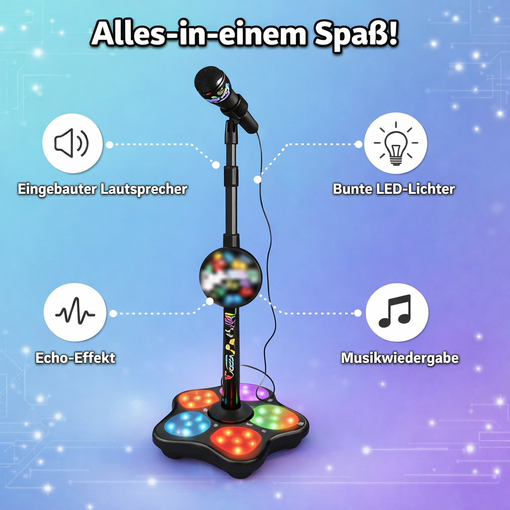 Children's Karaoke Microphone — Turn Every Day into a Stage Moment with Fun!