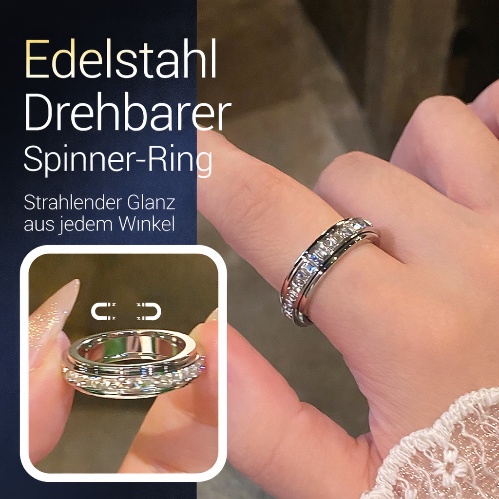 Rotating Spinner Ring in Titanium Steel with Zirconia