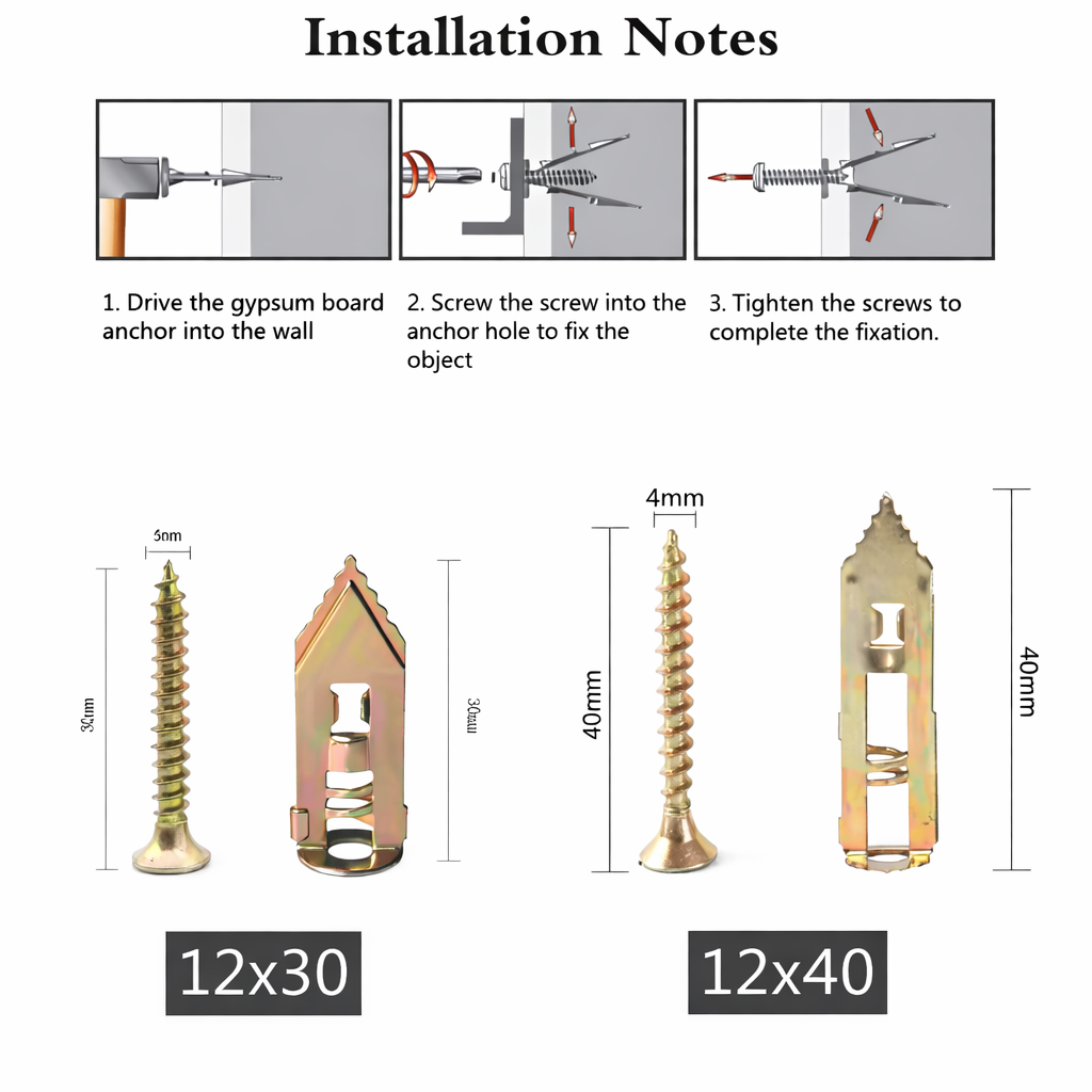 Self-Drilling Anchors for Secure and Easy Installation Without Damage