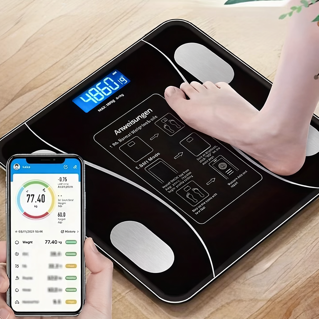 Bluetooth Body Fat Scale for Accurate Measurements and Motivation