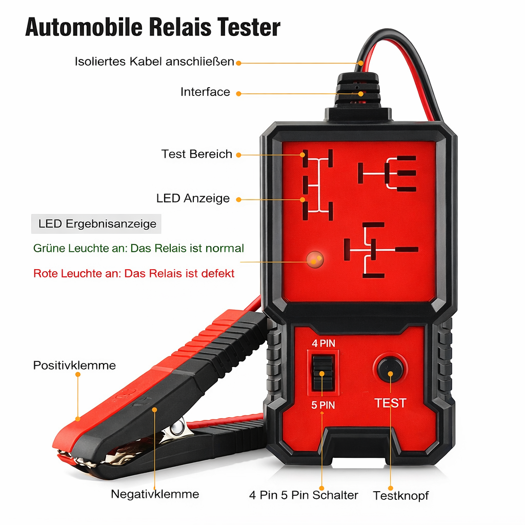RelayCheck Pro – Your Tester for Safe Automotive Relays!
