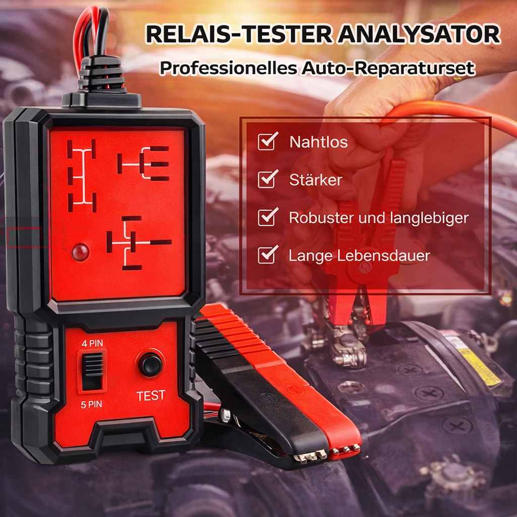 RelayCheck Pro – Your Tester for Safe Automotive Relays!