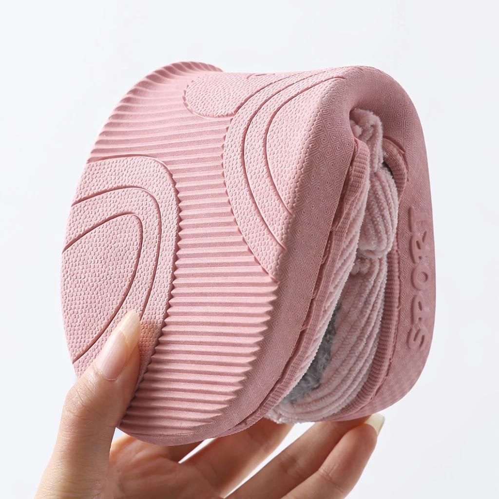 Cozy Slippers in Amber - Experience Embracing Warmth for Cold Days