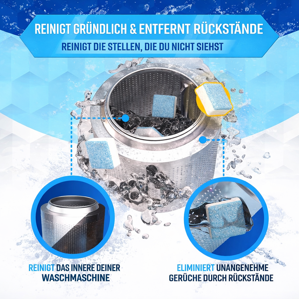 Cleaning Tablets for Freshness – Eliminate Odors in Your Washing Machine