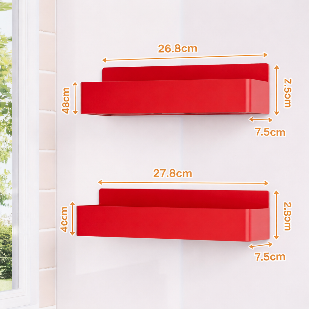 Magnetic Storage Shelf Set of 4