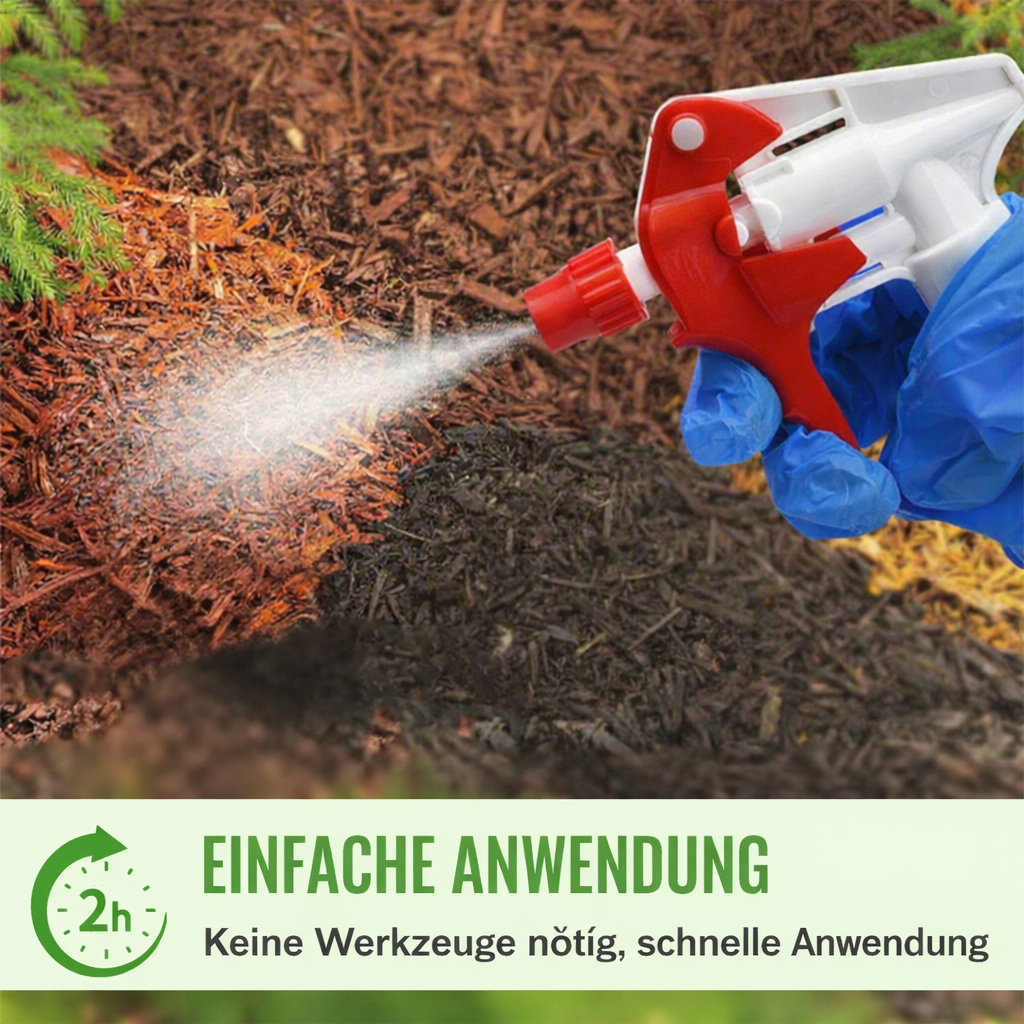 Garden Adhesive – No More Flying Mulch and Gravel