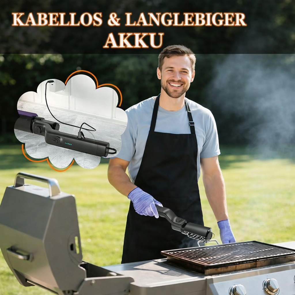 Power Scrubber for Quick Grill Cleaning – Enjoy More Time with Family