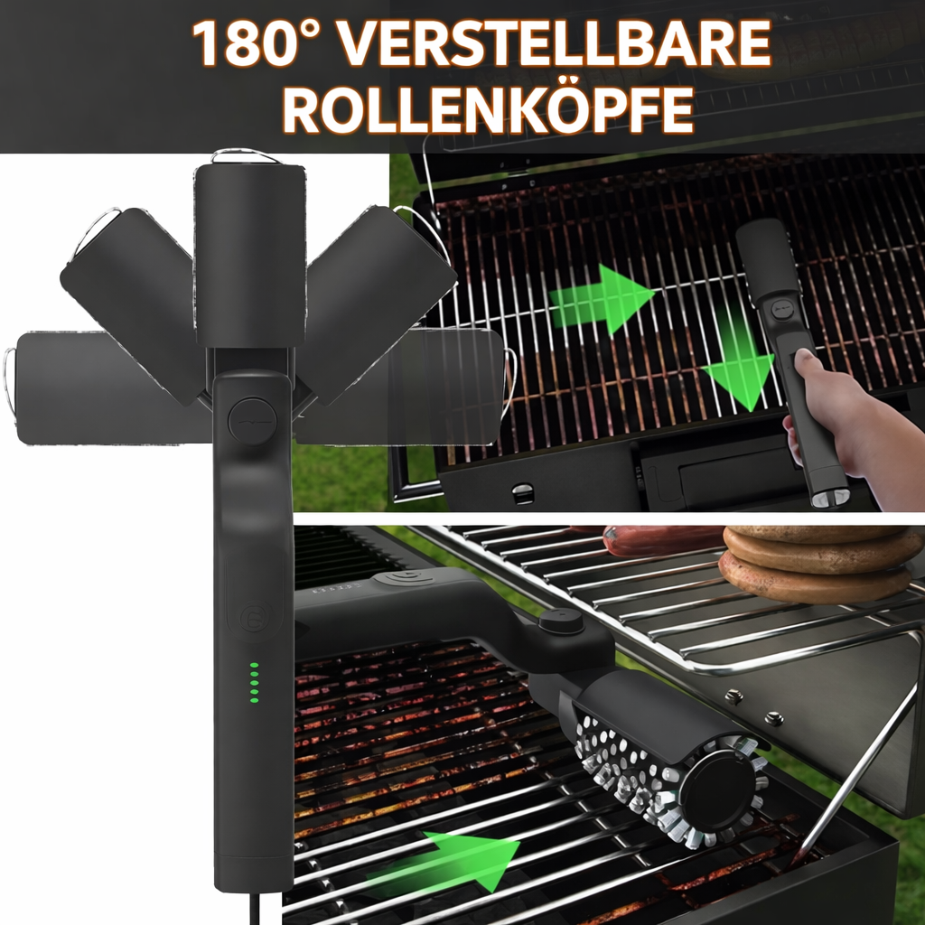 PowerBrush - Effortless Grill Cleaning for a Shiny Finish in Minutes!