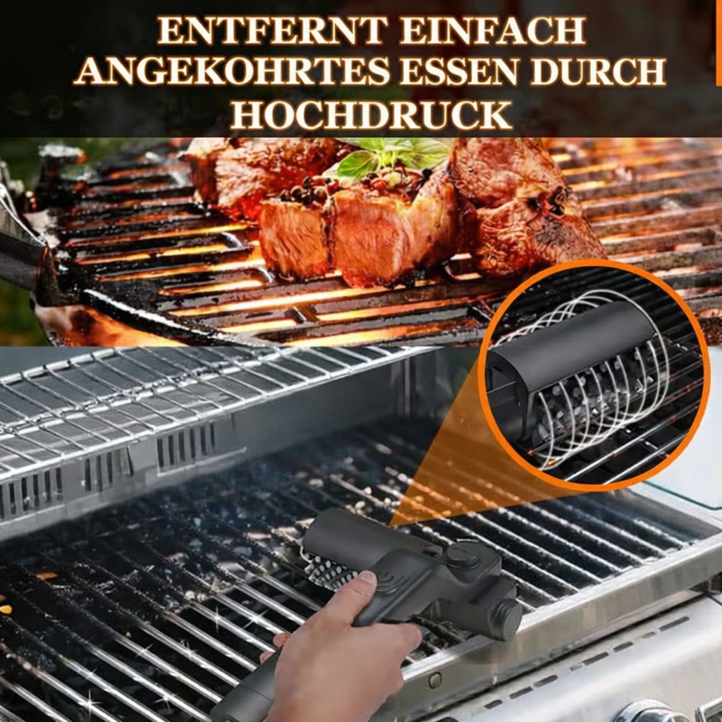 Power Scrubber for Quick Grill Cleaning – Enjoy More Time with Family
