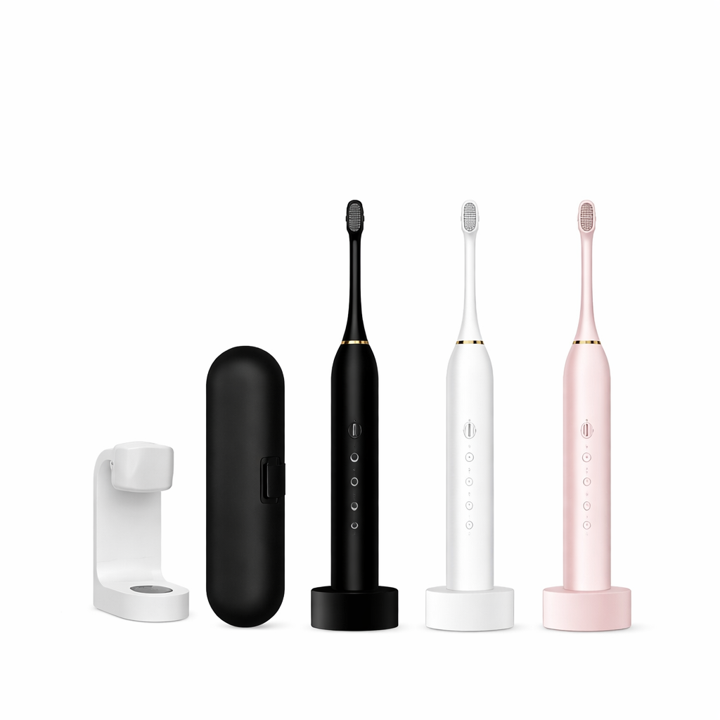 Electric Toothbrush with 6 Cleaning Modes, Rechargeable via USB
