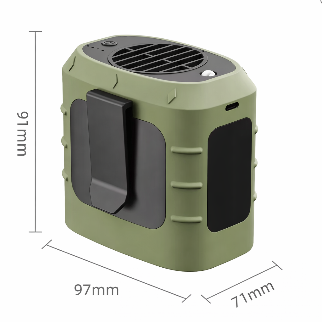 Portable Airflow Device for Fresh Breeze and Freedom on the Go