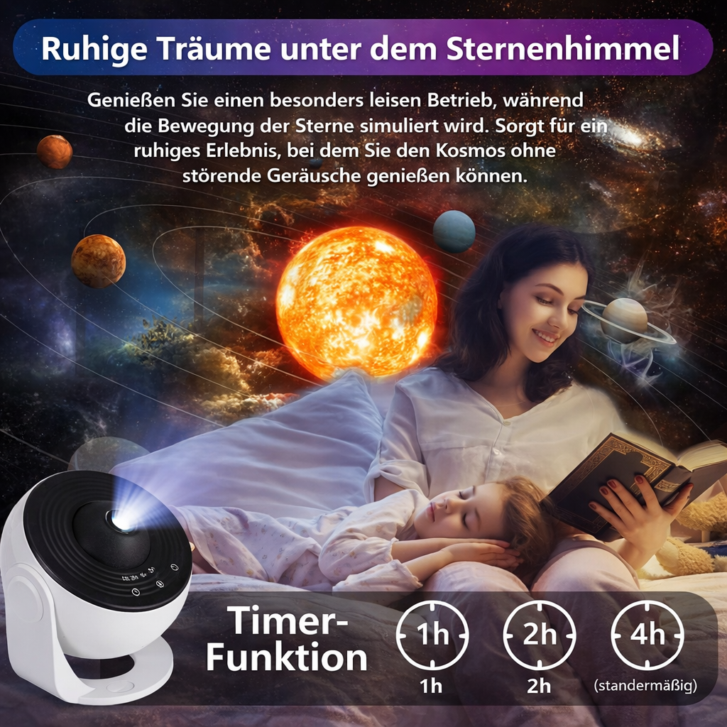 Transform Your Room into a Calming Galaxy for Deep, Restful Sleep