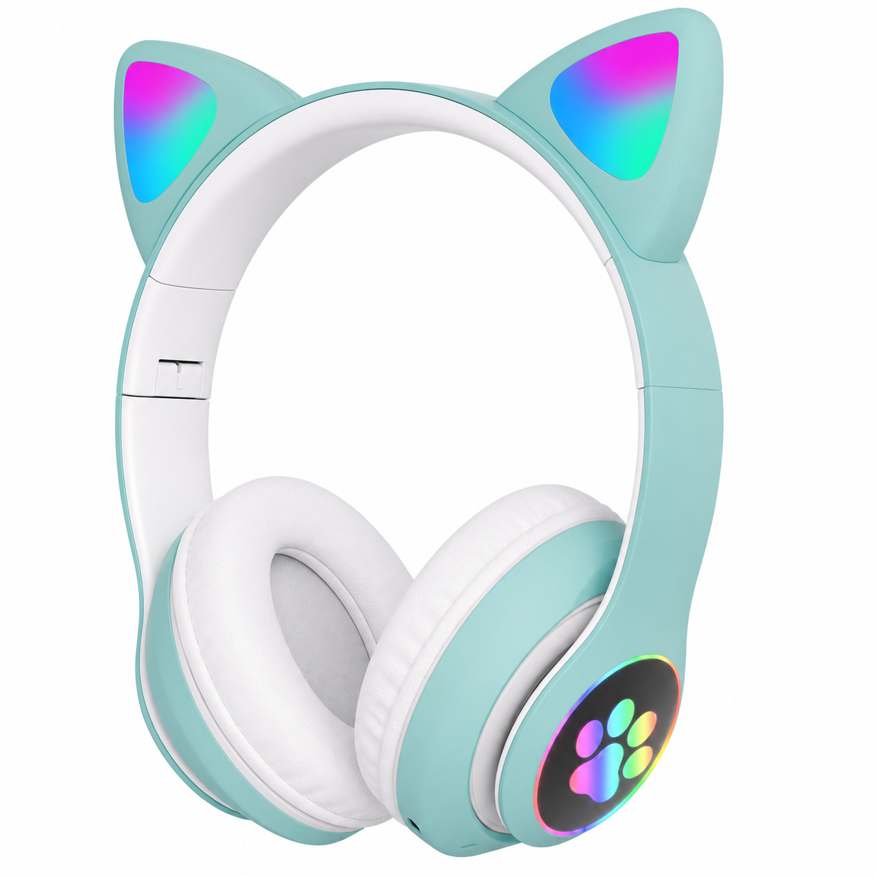 LED Cat Ear Gaming Headset with USB and 3.5mm Connection
