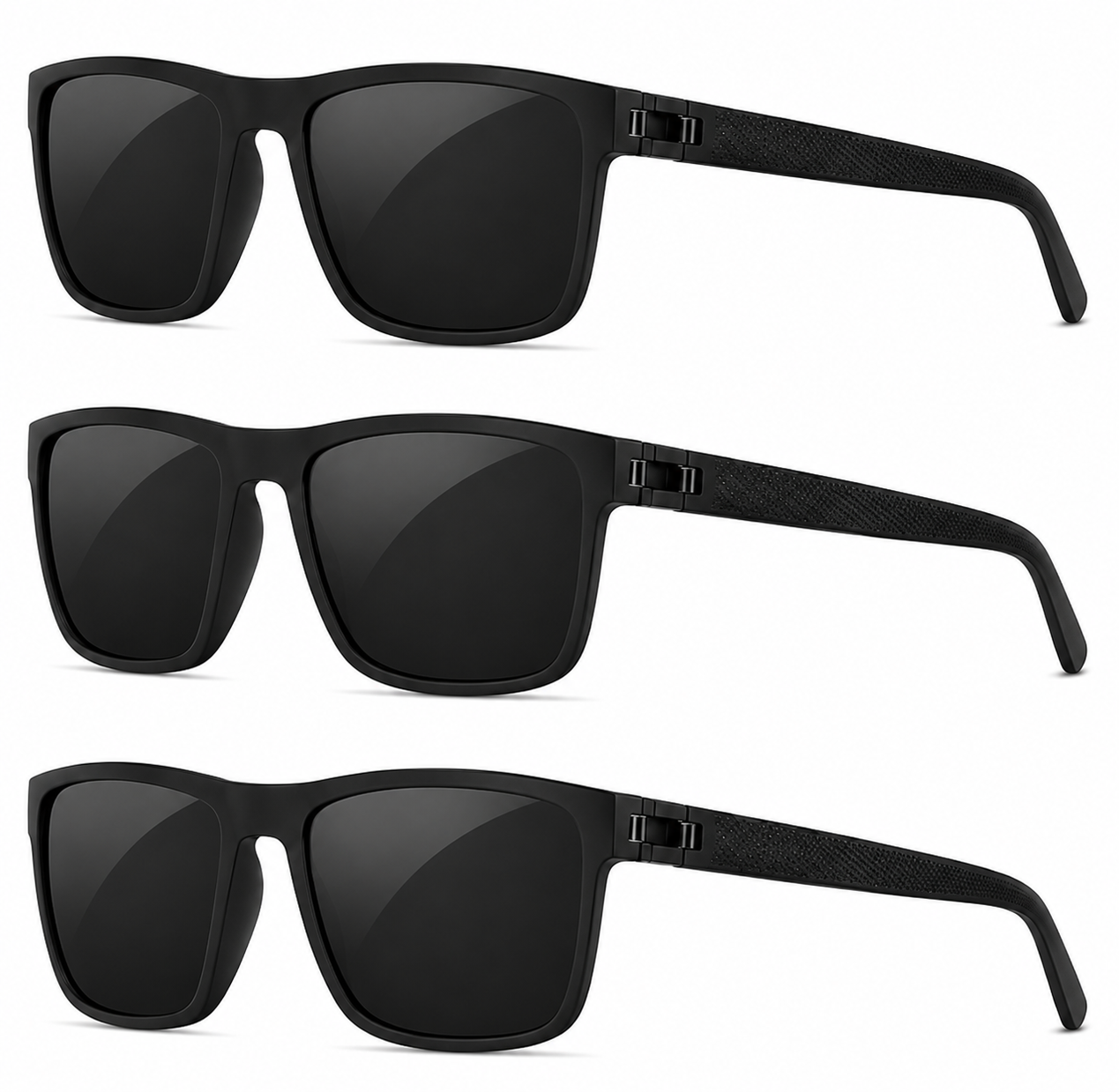 Set of 3 UV400 Polarized Sunglasses