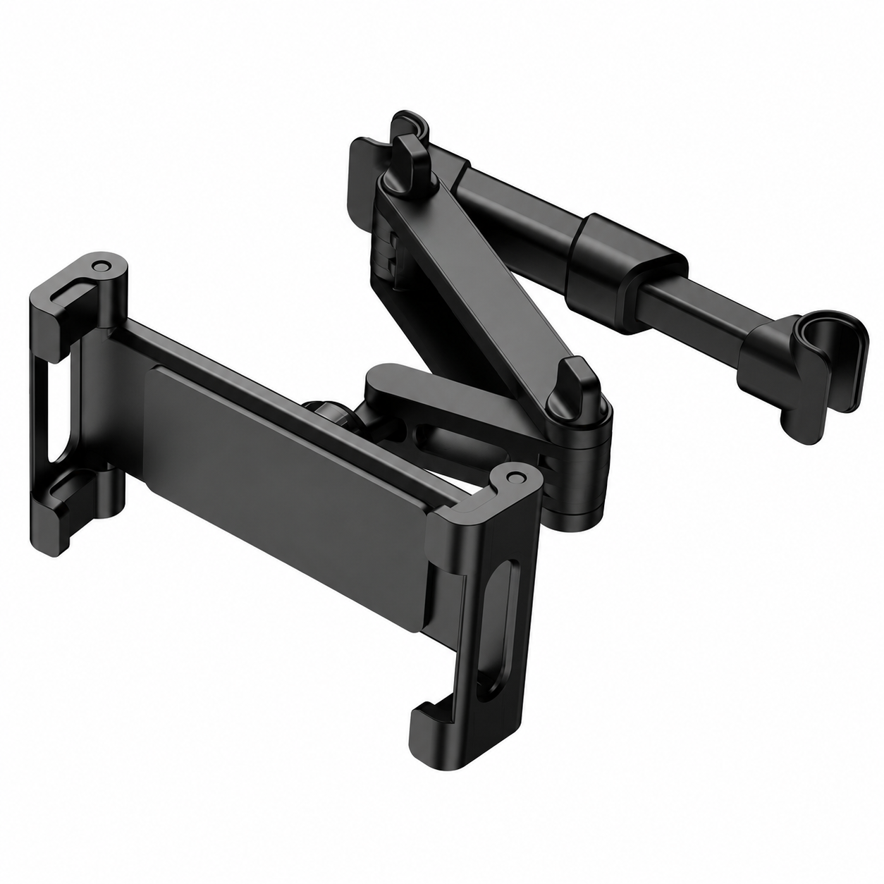 Car Headrest Holder – Aluminum Mount for Phone & Tablet