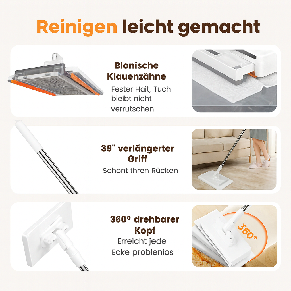 Effortless Cleaning with Smart Mop in One Sweep