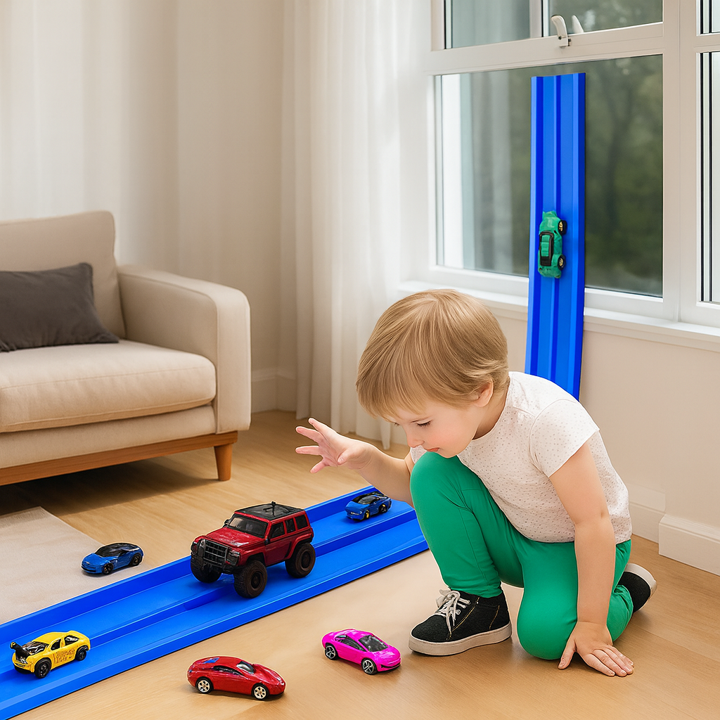 Race Track Set – Encourages Creativity and Endless Racing Fun