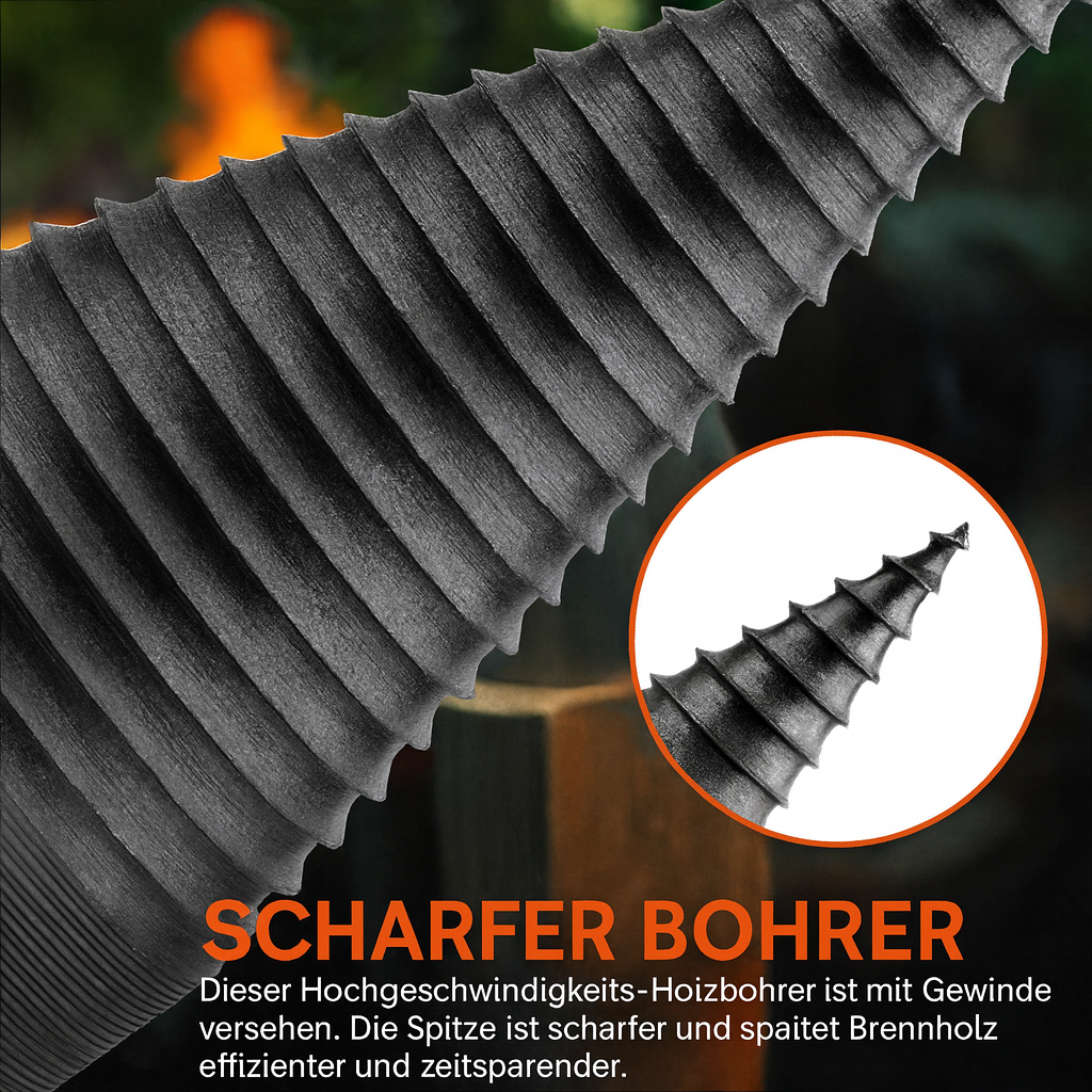 Log Splitter for Easy Wood Splitting – No Axe, No Back Pain