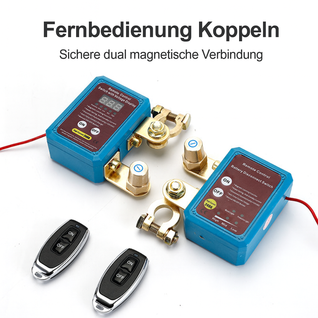 Remote-Controlled Battery Disconnect Switch for Vehicles