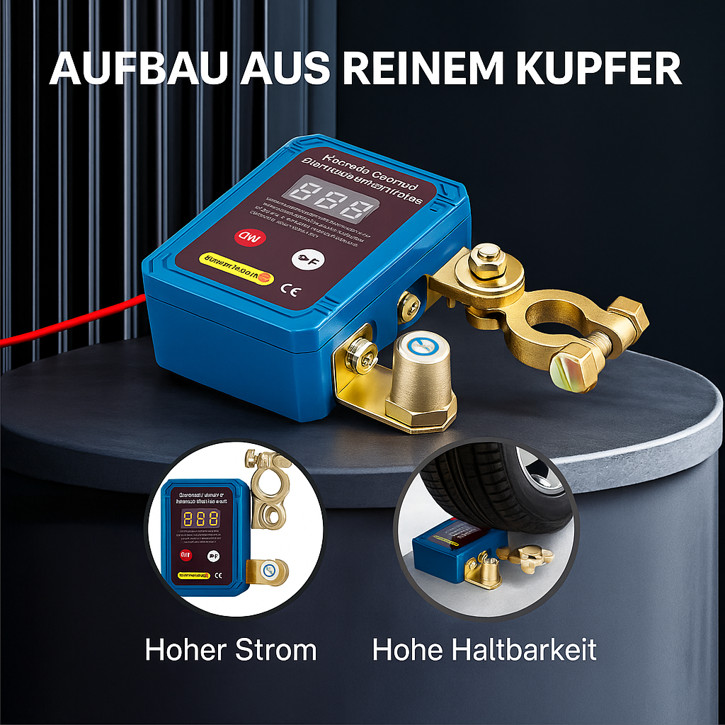 Remote-Controlled Battery Disconnect Switch for Vehicles