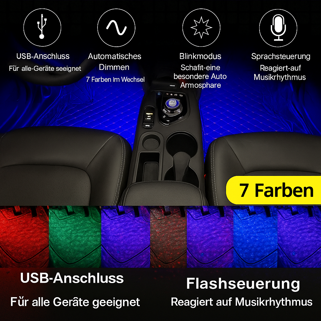 Car Mood Lighting – LED Lights for a Vibrant Drive