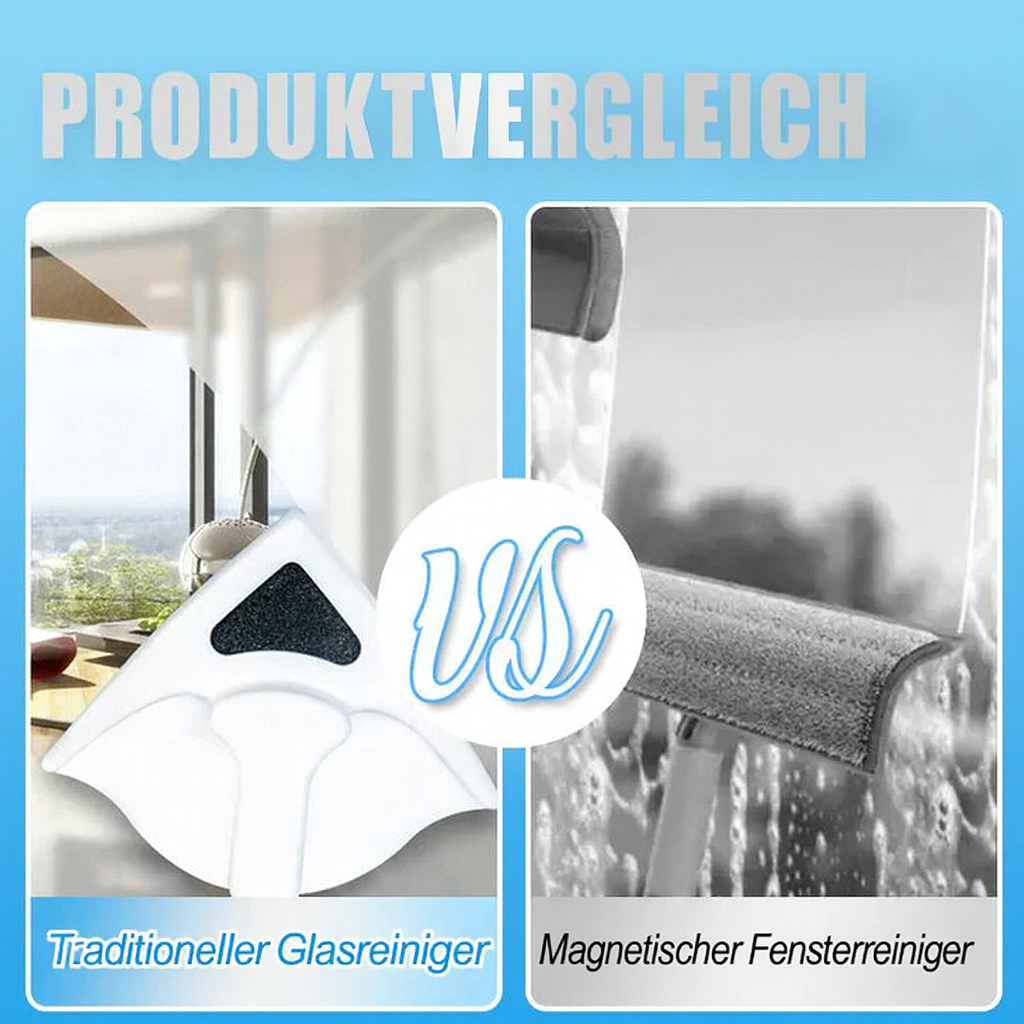 Magnetic Window Cleaner for Both Sides – Glass Cleaning Tool