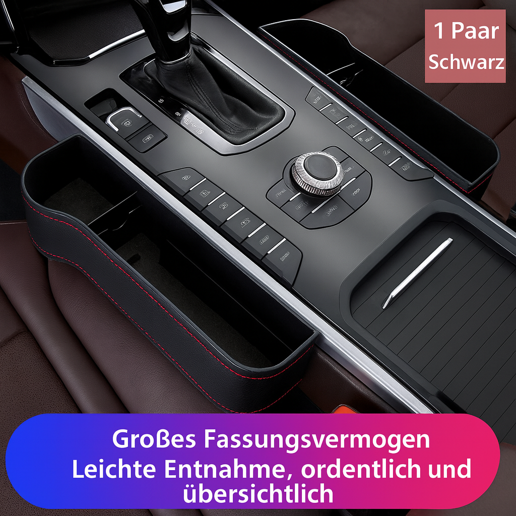 Car Seat Organizer in Leather – DriveMate Style