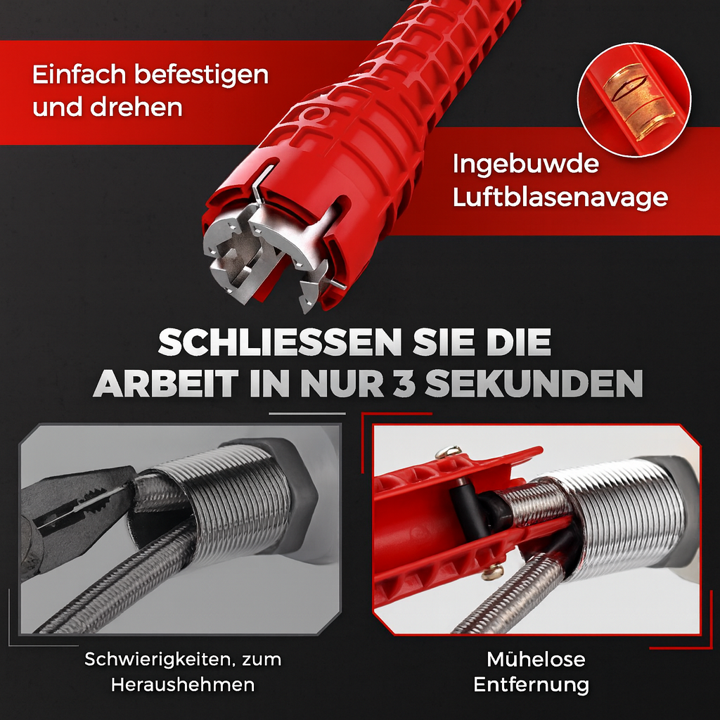 Pipe Wrench - Quick and Easy Installation