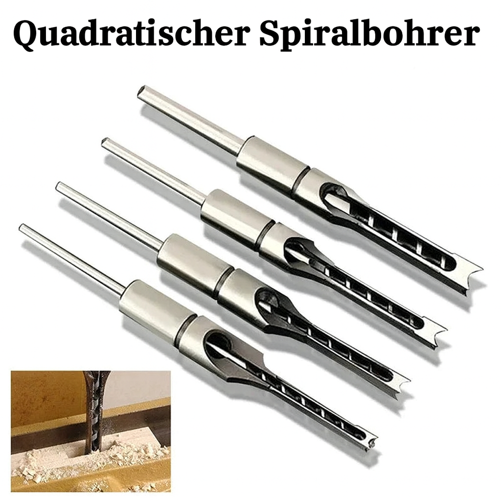 Hollow Chisel Bit for Accurate Wood Joinery – SquareCut Tool
