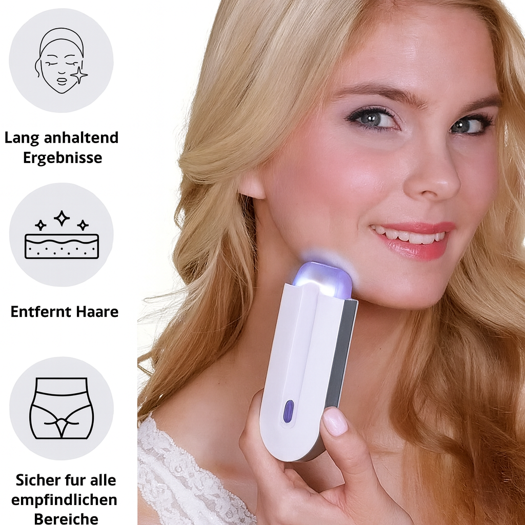 SilkGlow Hair Removal Device for Sensitive Skin – Professional Use