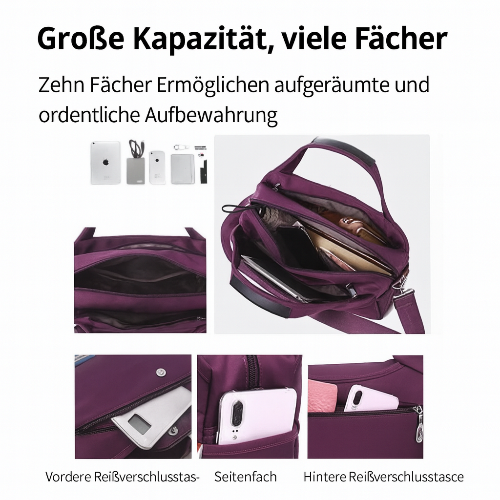 Handbag with Built-in Theft Protection – SafeTote Alternative