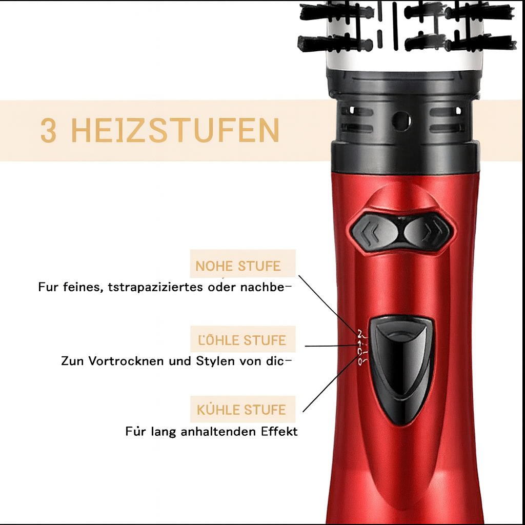 3-in-1 Rotating Brush, Hair Dryer & Styler