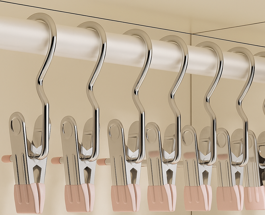 Stainless Steel Clip for Gentle Hold on Perfect Laundry Anytime