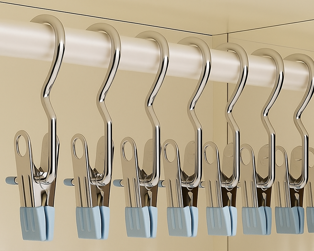 Stainless Steel Clip for Gentle Hold on Perfect Laundry Anytime