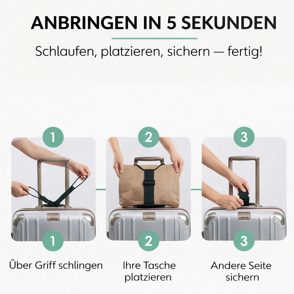 Travel with Ease – Never Chase Your Bag Again with GripTether