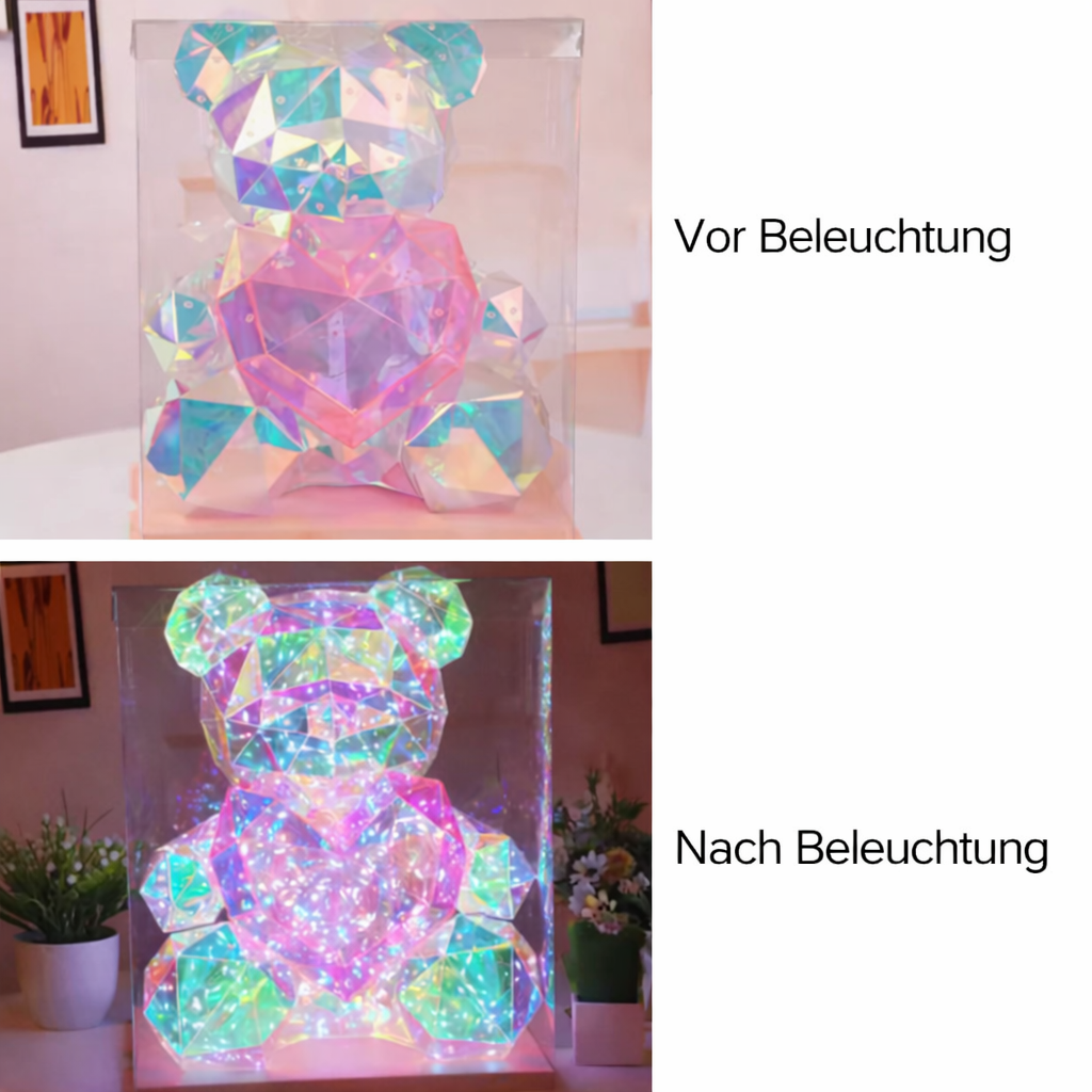 Glow-in-the-Dark Cuddly Bear – A Heartwarming Plush Toy