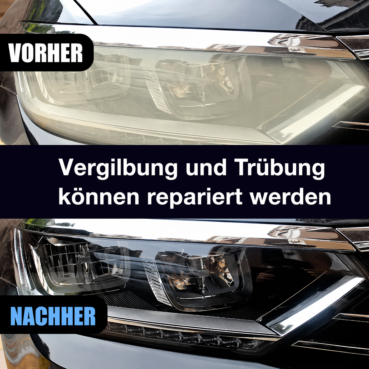 Car Headlight Restoration Kit