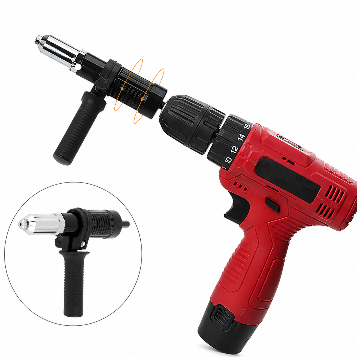 Adapter for Cordless Drill – Rivet Tool