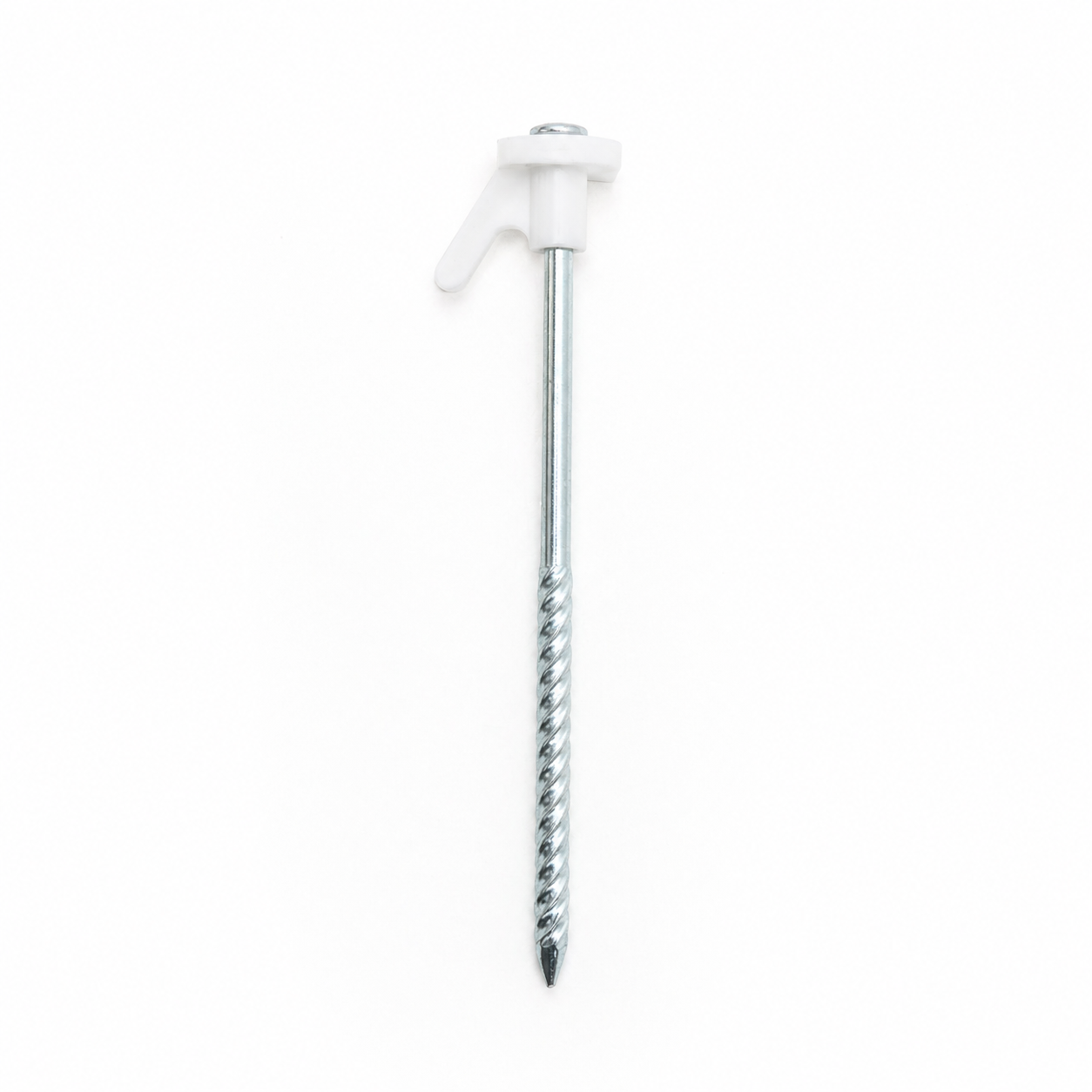 Steel Tent Stakes with Spiral Threads