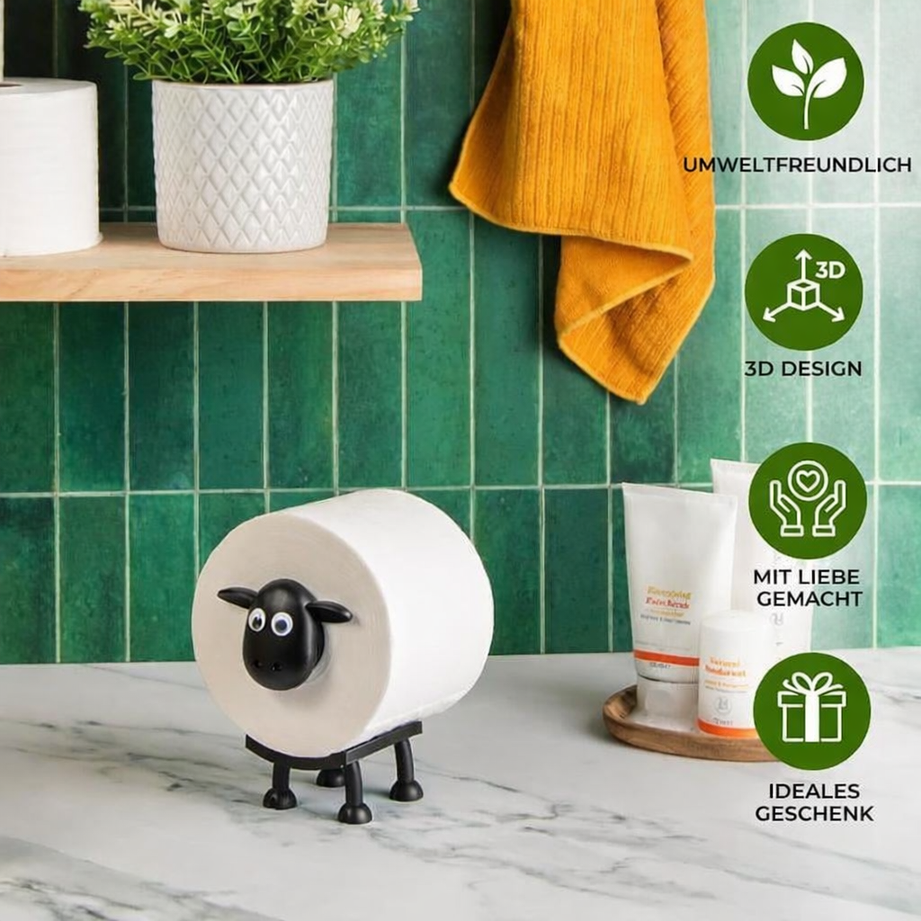 Transform Your Bathroom with Stylish Roller Sheep Decor
