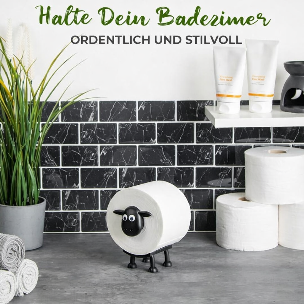 Transform Your Bathroom with Stylish Roller Sheep Decor