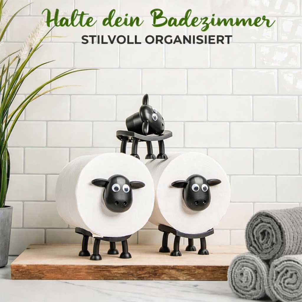 Transform Your Bathroom with Stylish Roller Sheep Decor