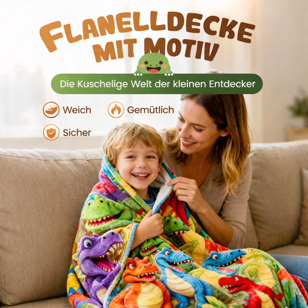 Cozy Dinosaur Blanket for Peaceful Nights and Happy Kids