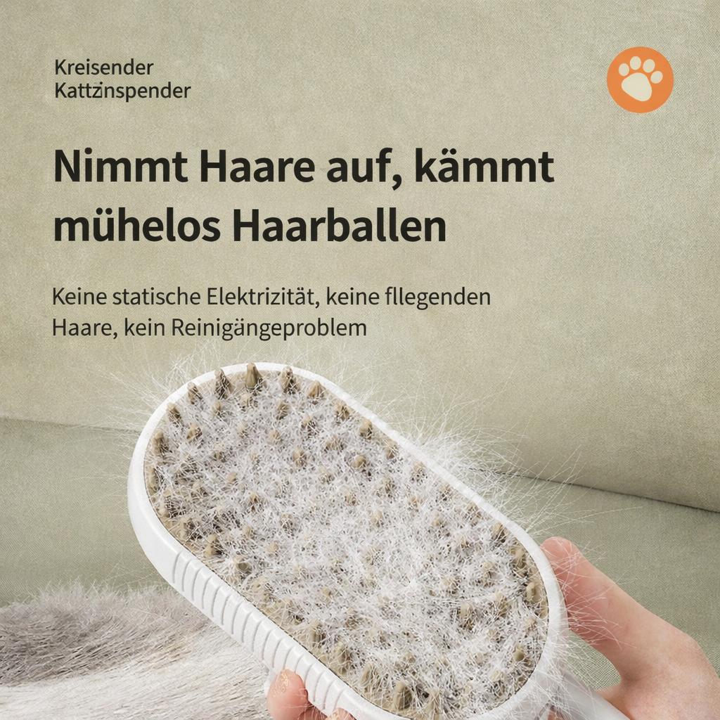 3-in-1 Spray Brush for Easy Pet Grooming – Keeps Furniture Clean